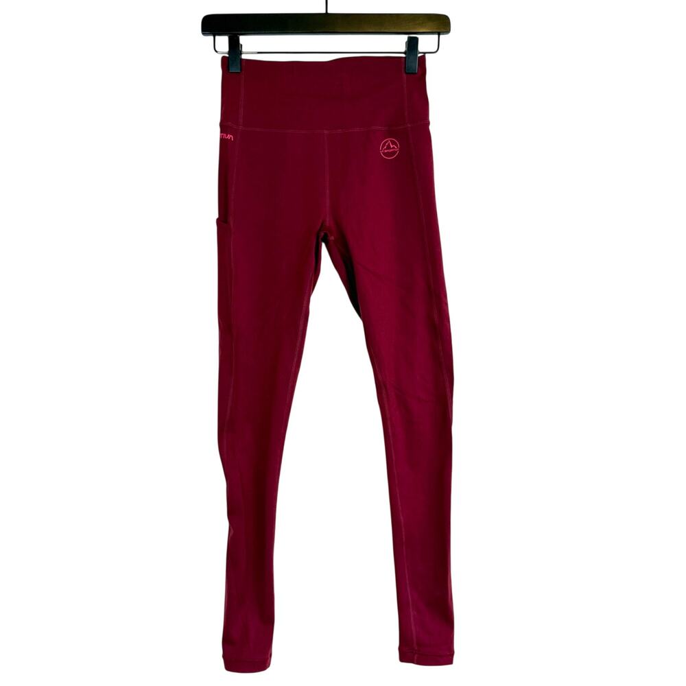 La Sportiva Cosmosis Hiking Leggings in Redwood Azalea Red - XS - Picture 1 of 9